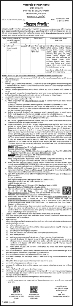 NBR Job Circular